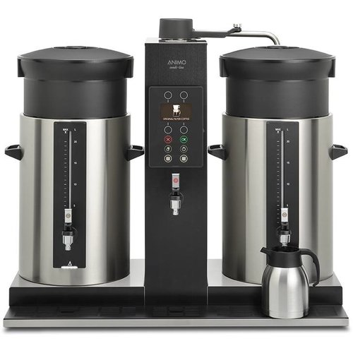  Animo Machine à café | Bouilloire incluse | 2 récipients | 3 tailles 