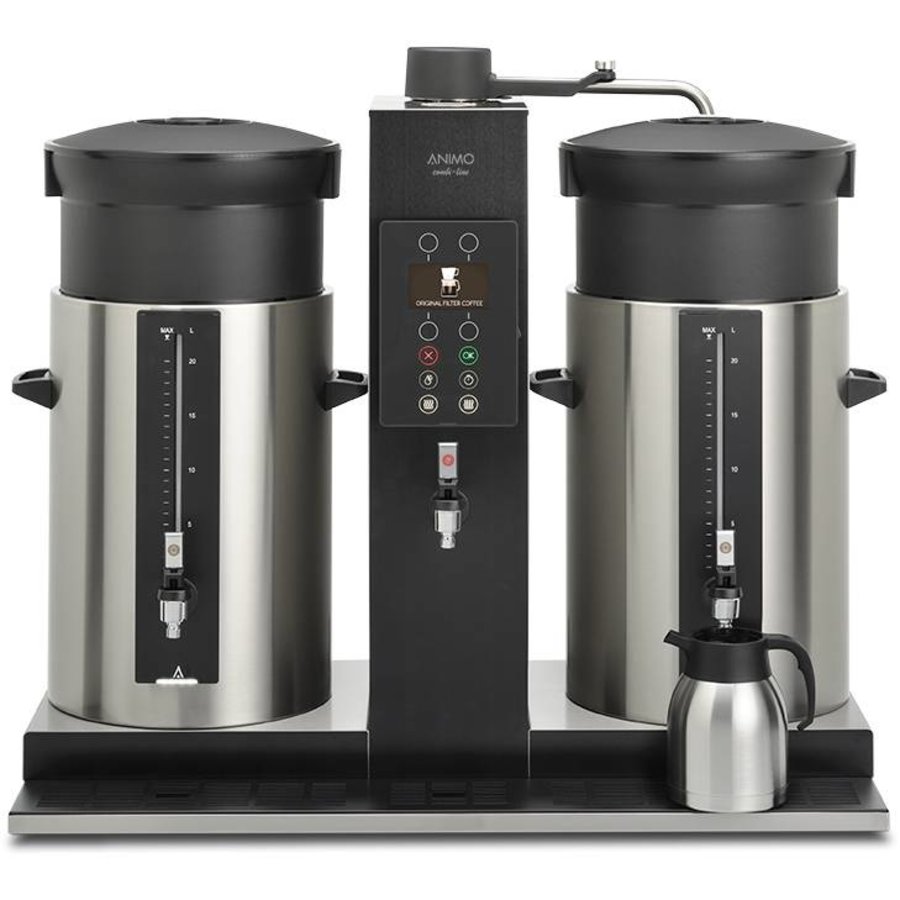 Coffee maker Incl. Electric kettle 2 Containers 3 sizes