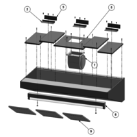 RVS Afzuig/Dampkap | Met Motor | 170 x 70 x 45 cm