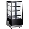 Combisteel Black Refrigerated display case Incl. LED lighting | 300L | 650x805x1445 MM