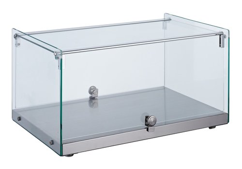  Combisteel Vitrine en verre | Angles droits | 35 litres | 554 x 361 x 305 mm 