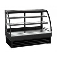 Schwarzes Kühldisplay| Inkl. LED-Beleuchtung | 4 Formate