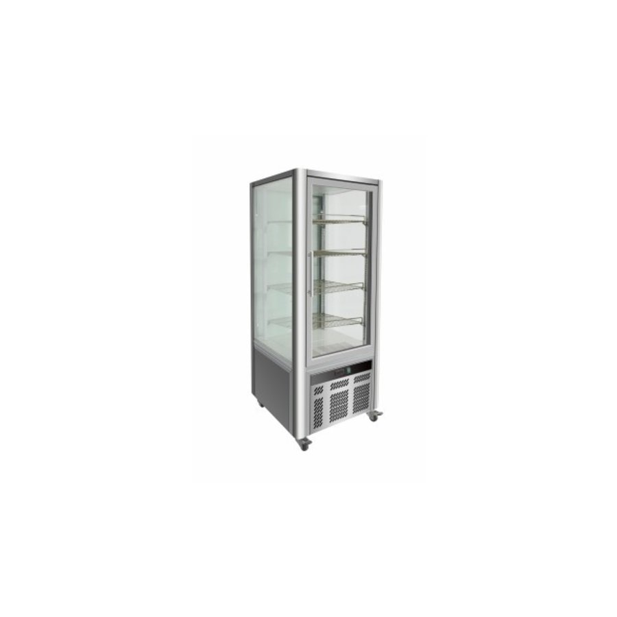 Silver Pastry Display Case | Mobile | 2 Sizes