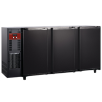 Barkühlschrank mit 3 Türen | 579 Liter | 206,5 x 56,5 x (H) 90,5 cm