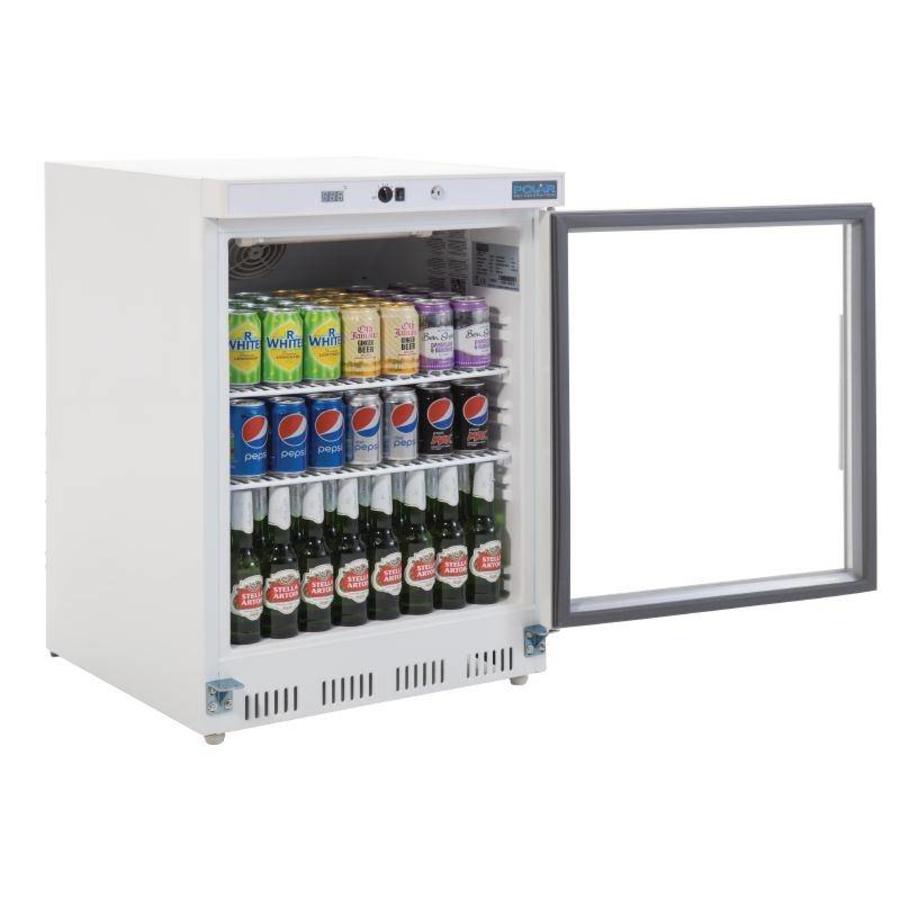 Glass Door Refrigerator | White | 150L