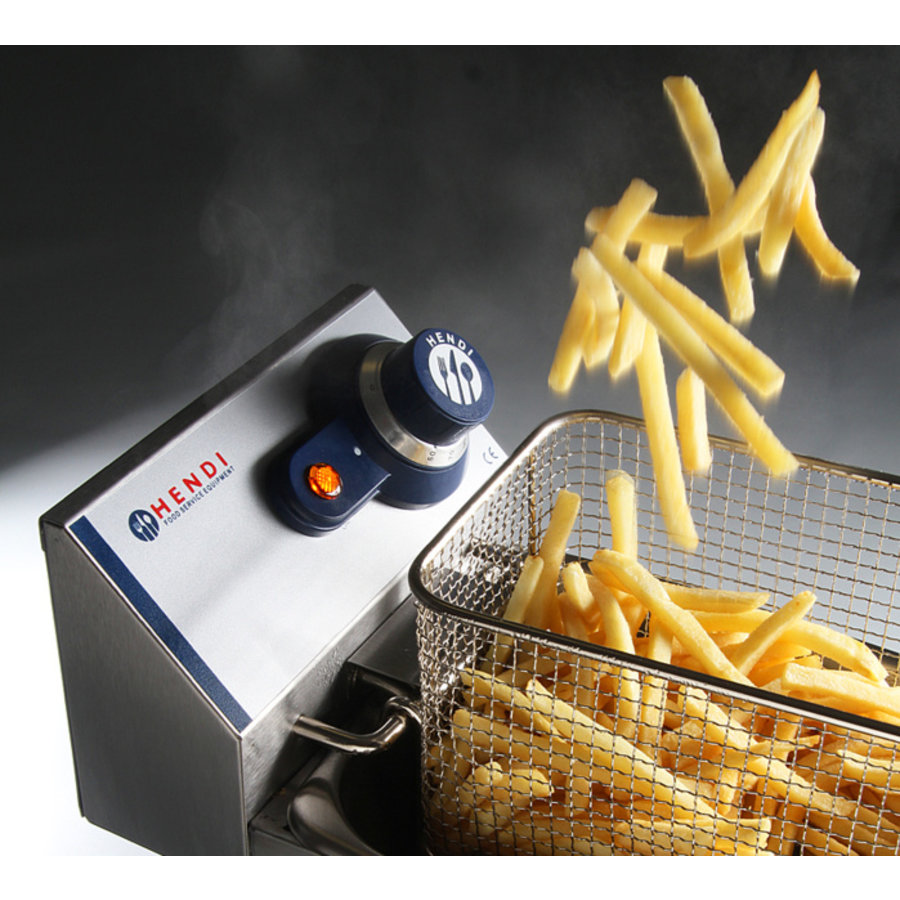 Friteuse en acier inoxydable | 4 litres