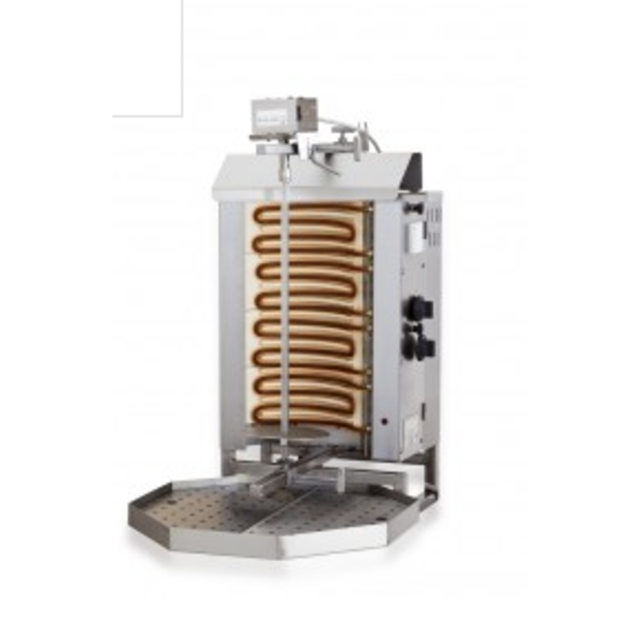Kebab Grill | Moteur électrique ci-dessus | 7,6 kW | 30 kG