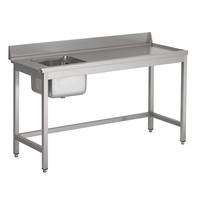 Spüle Edelstahl| 1200 x 700 x 850 mm | 2 Versionen