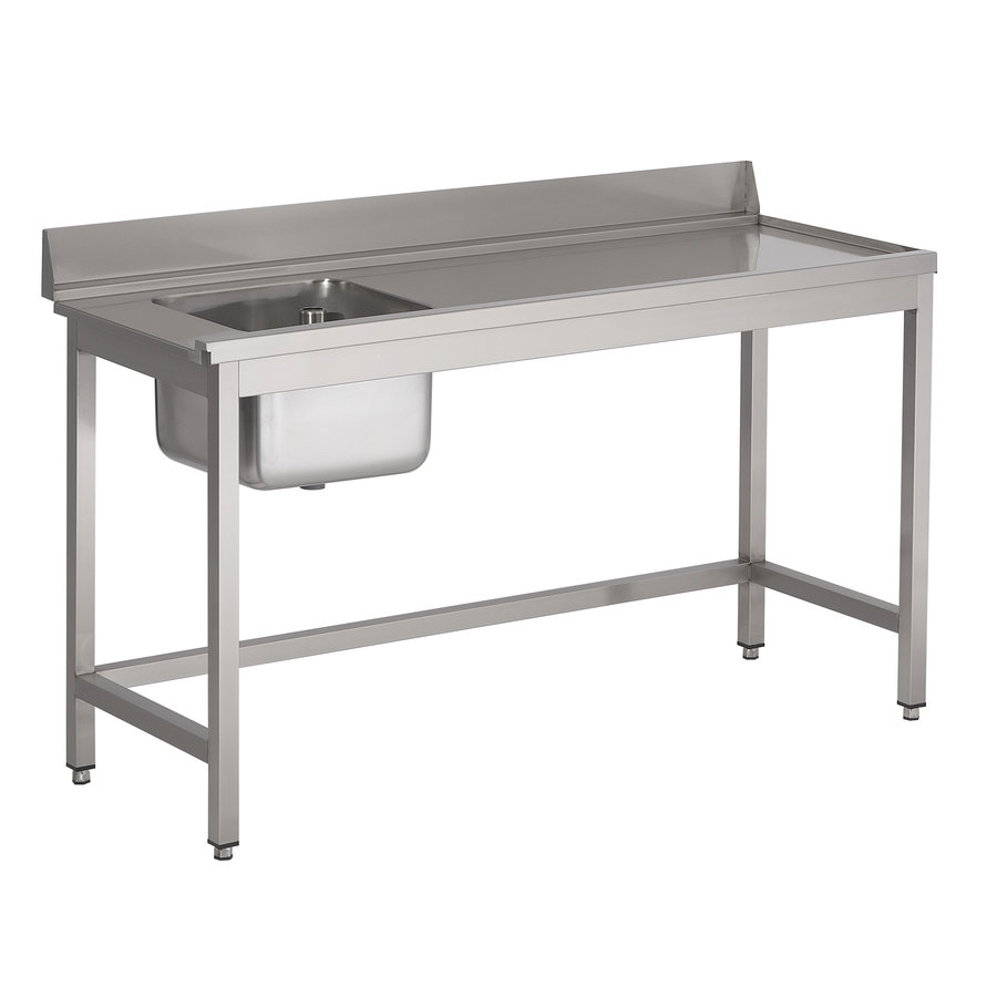 Spüle Edelstahl| 1200 x 700 x 850 mm | 2 Versionen