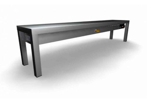  Combisteel Pont de rétention de chaleur | Chauffé en céramique | 1 niveau | Différentes tailles 