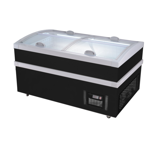  Combisteel Chest Freezer With Glass Door | 2 Doors | 1513X963X780 MM 