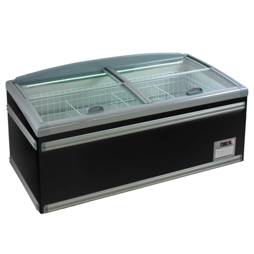  Combisteel Gefrierschrank mit Glastür | 630 Liter | Erhöhter Rand 