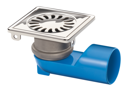  HorecaTraders Fosse de drainage en acier inoxydable | 100 x 100 mm | 30 l/min 