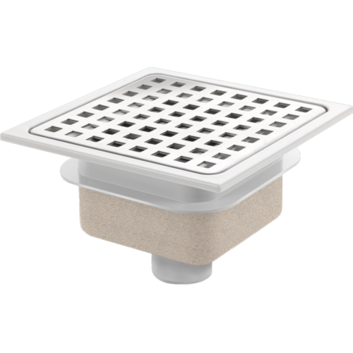  HorecaTraders Bodenablauf | ABS Puthuis | 150 x 150 mm 