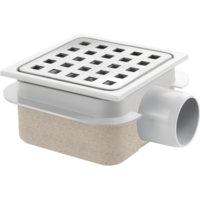 Fosse de drainage | ABS Puthuis | 25 trous de drainage | Acier inoxydable