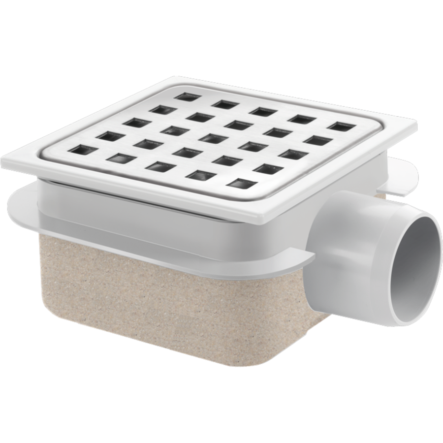 Fosse de drainage | ABS Puthuis | 25 trous de drainage | Acier inoxydable