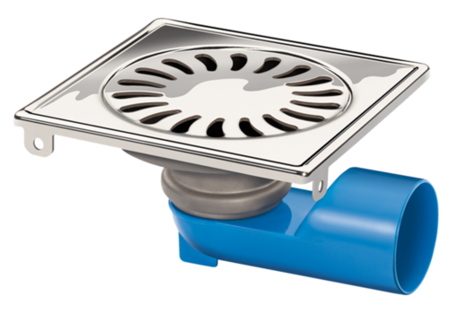  HorecaTraders Drainer | acier inoxydable | 150 x 150 mm 