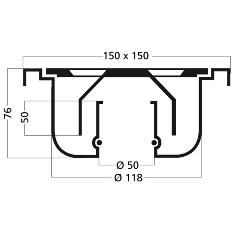 Drain | Stainless steel Hufterproof Schedule