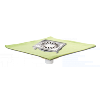 Drainer | acier inoxydable | Peau de sable | 146 x 146 mm