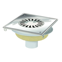 Drainer | acier inoxydable | ABS | 196 x 196 mm