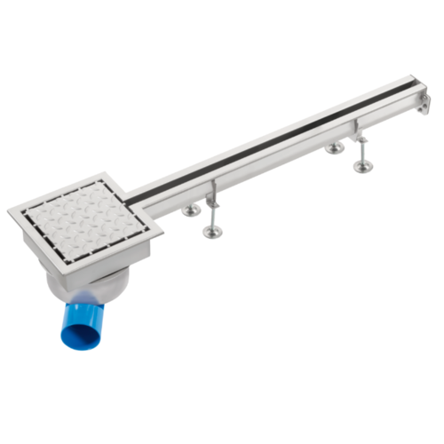  HorecaTraders Kupplungsschlitzrinne | Edelstahl | 1000 MM 