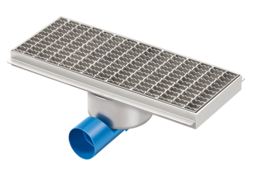  HorecaTraders Horeca stainless steel drainage gutter | 500 mm 