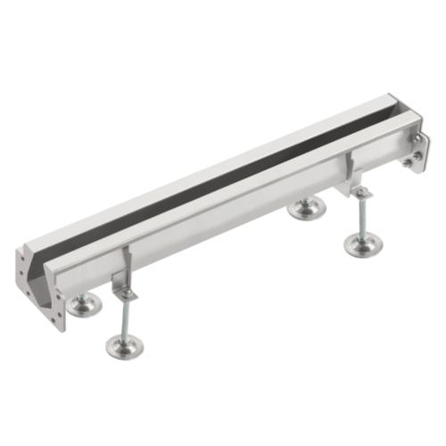  HorecaTraders Coupling bars Slot channel | Stainless steel 85 l / min | 230 x 230 mm 