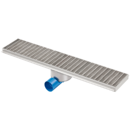  HorecaTraders Drainage channel | Stainless steel | 1000 x 200 mm 