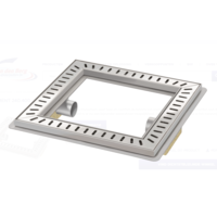 Floor drain | Square Stainless steel 400 x 400 mm