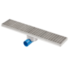 HorecaTraders Drainage gutter | Stainless steel 2000 x 200 mm