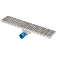 Drainage gutter | Stainless steel 2000 x 200 mm