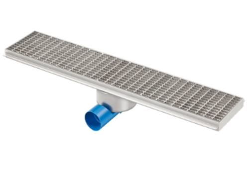  HorecaTraders Drainage gutter | Stainless steel 2000 x 200 mm 