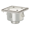 HorecaTraders Drain | Industrial | Stainless steel | 250 x 250 mm