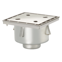 Drain | Industrial | Stainless steel | 250 x 250 mm