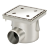 HorecaTraders Drain | Industrial | Stainless steel | 250 x 250 mm