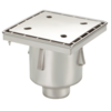HorecaTraders Drain | Industrial | Stainless steel | 300 x 300 mm