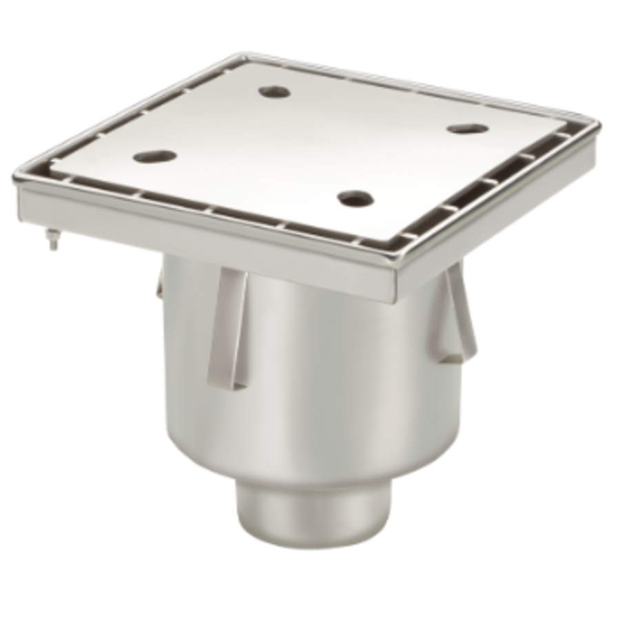 Drain | Industrial | Stainless steel | 300 x 300 mm