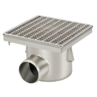 Full stainless steel drain 100 l / min | anti slip