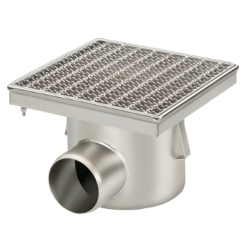  HorecaTraders Full stainless steel drain 100 l / min | anti slip 