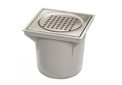  HorecaTraders Eimerbodengrube | ABS | 45 l/min | Gebürstet 