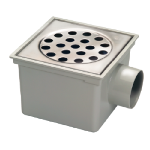  HorecaTraders Bucket Floor Put | ABS | 45 l / min | Square 19 drainage holes 