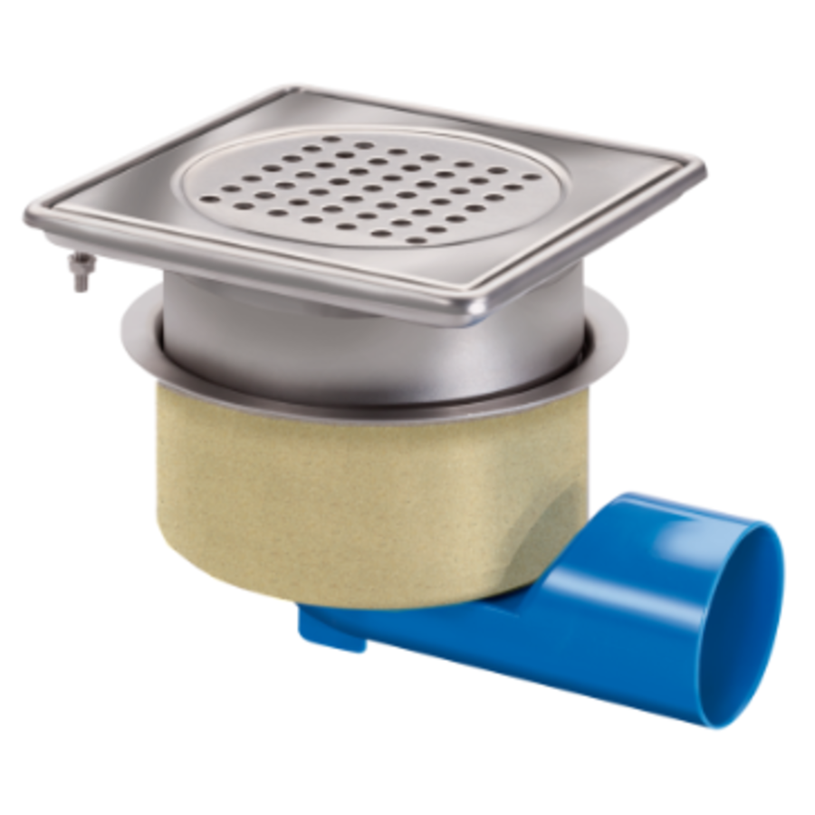 Drainer | acier inoxydable | 75 l/min | 200 x 200 mm