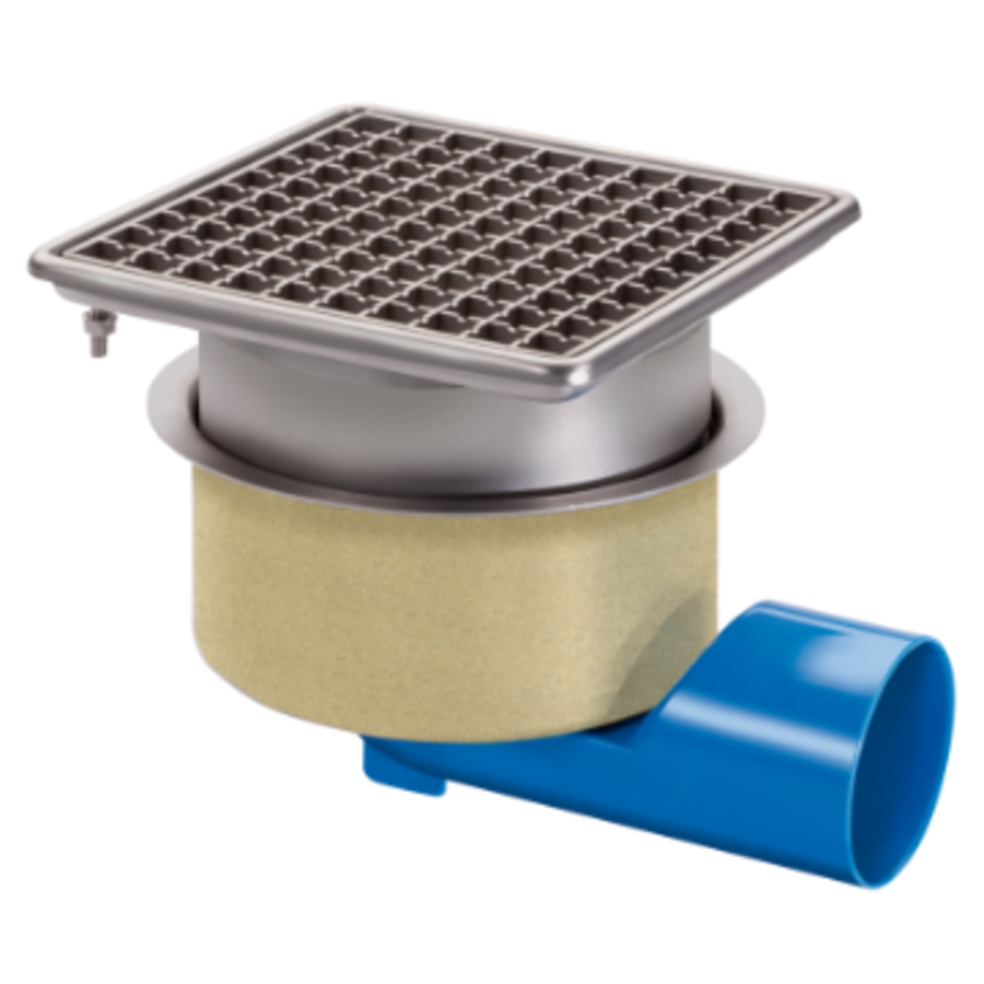 Drainer | acier inoxydable | 75 l/min | 200 x 200 mm