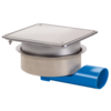 HorecaTraders Abfluss | Edelstahl | 75l/min | 200 x 200 mm