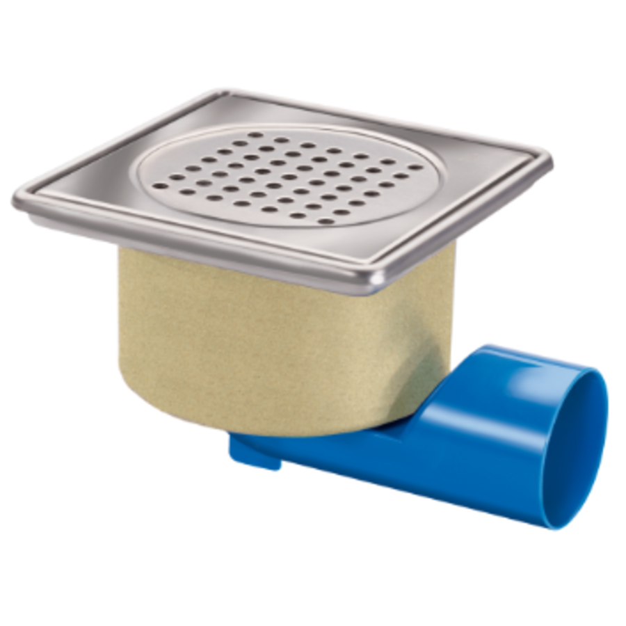 Drainer | acier inoxydable | 75 l/min | 200 x 200 mm