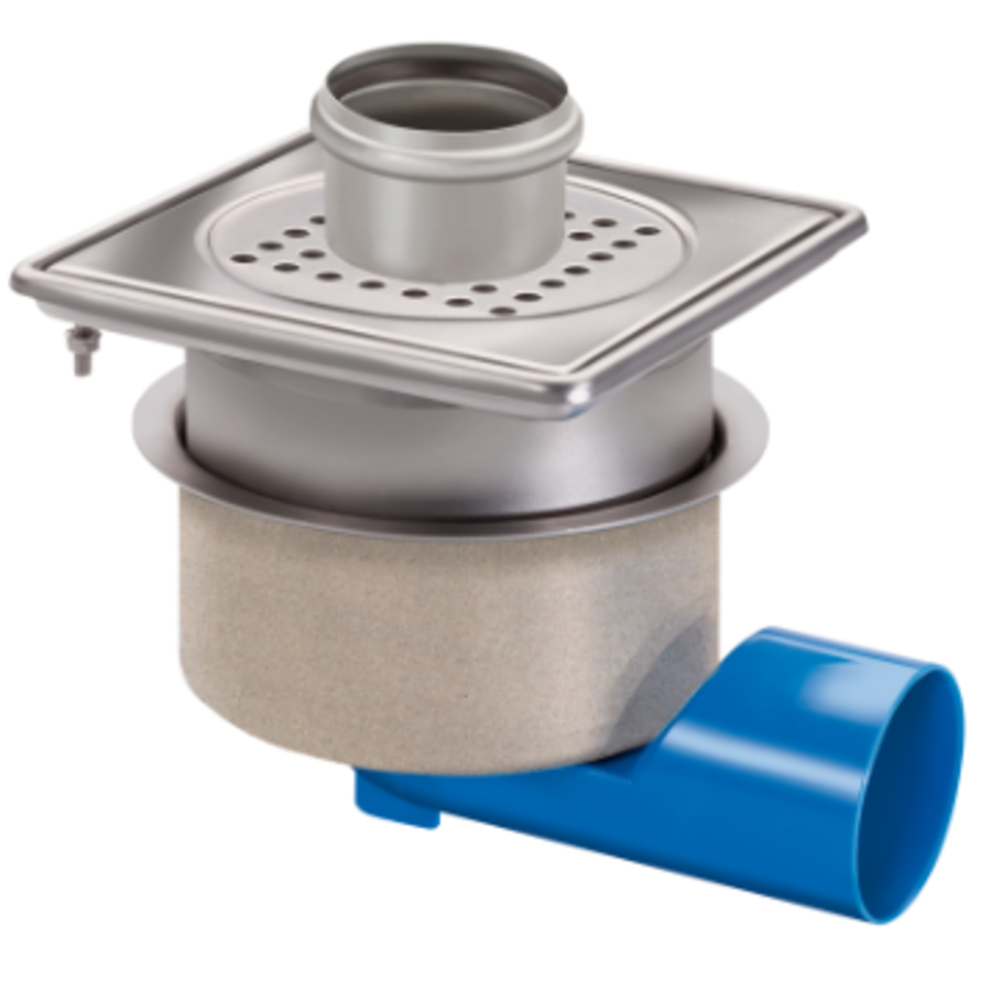 Drainer | acier inoxydable | 75 l/min | 200 x 200 mm