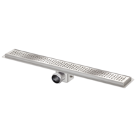 Canal de drainage | acier inoxydable | 30 l/min | 800 x 100 mm