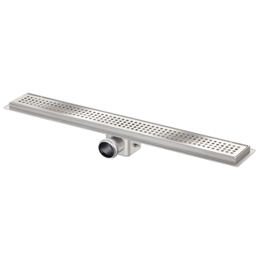 Canal de drainage | acier inoxydable | 30 l/min | 800 x 100 mm