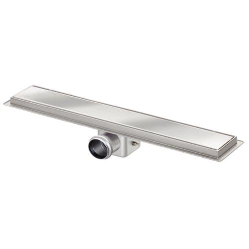  HorecaTraders Drainage gutter | Stainless steel | 30l/min | 800 x 100mm 