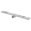 HorecaTraders Drainage gutter | Stainless steel 30l / min | 1000 x 100 mm